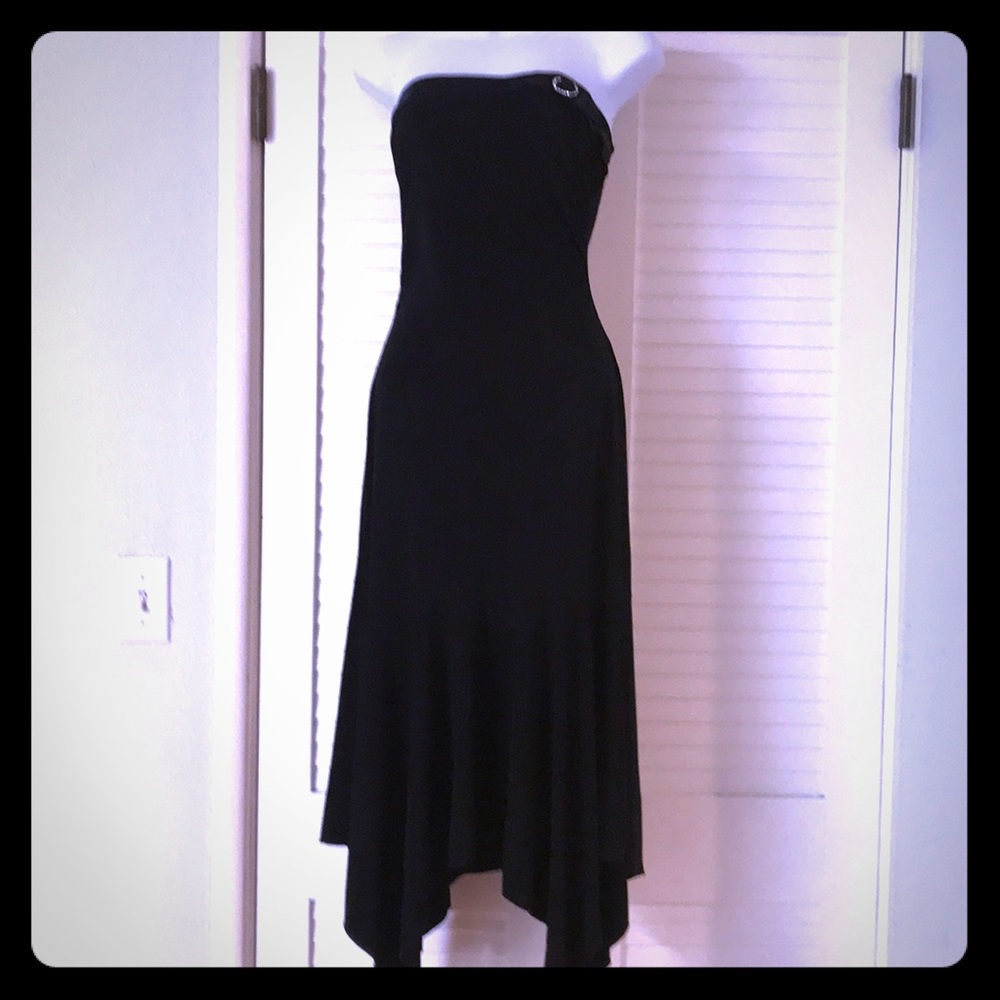 Strapless Black Dress